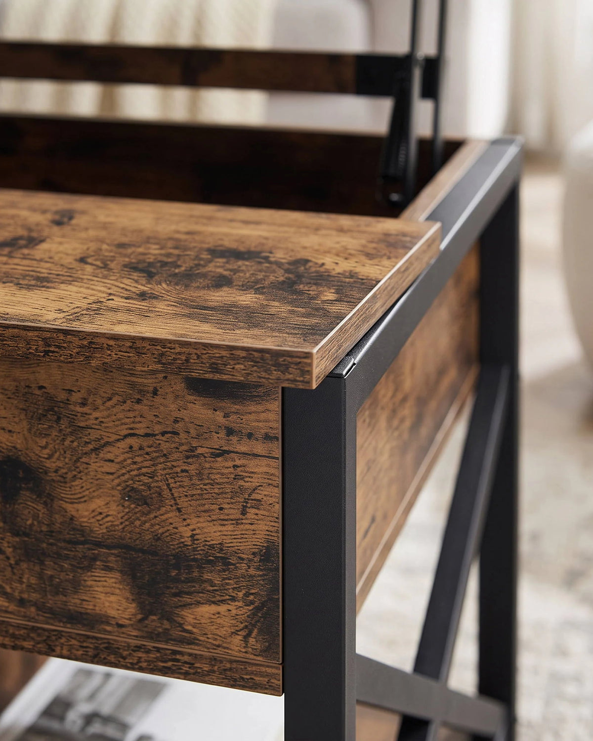Nido table basse relevable - macro matiere