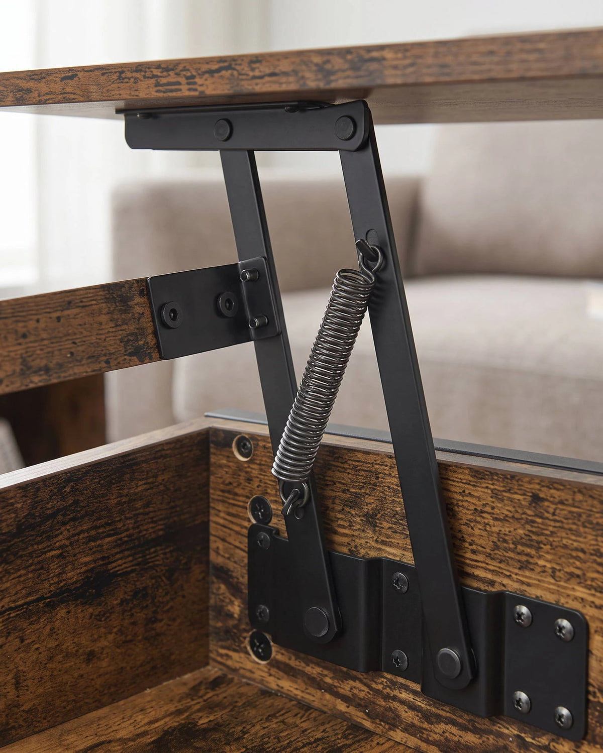 Nido table basse relevable - mecanisme relevable