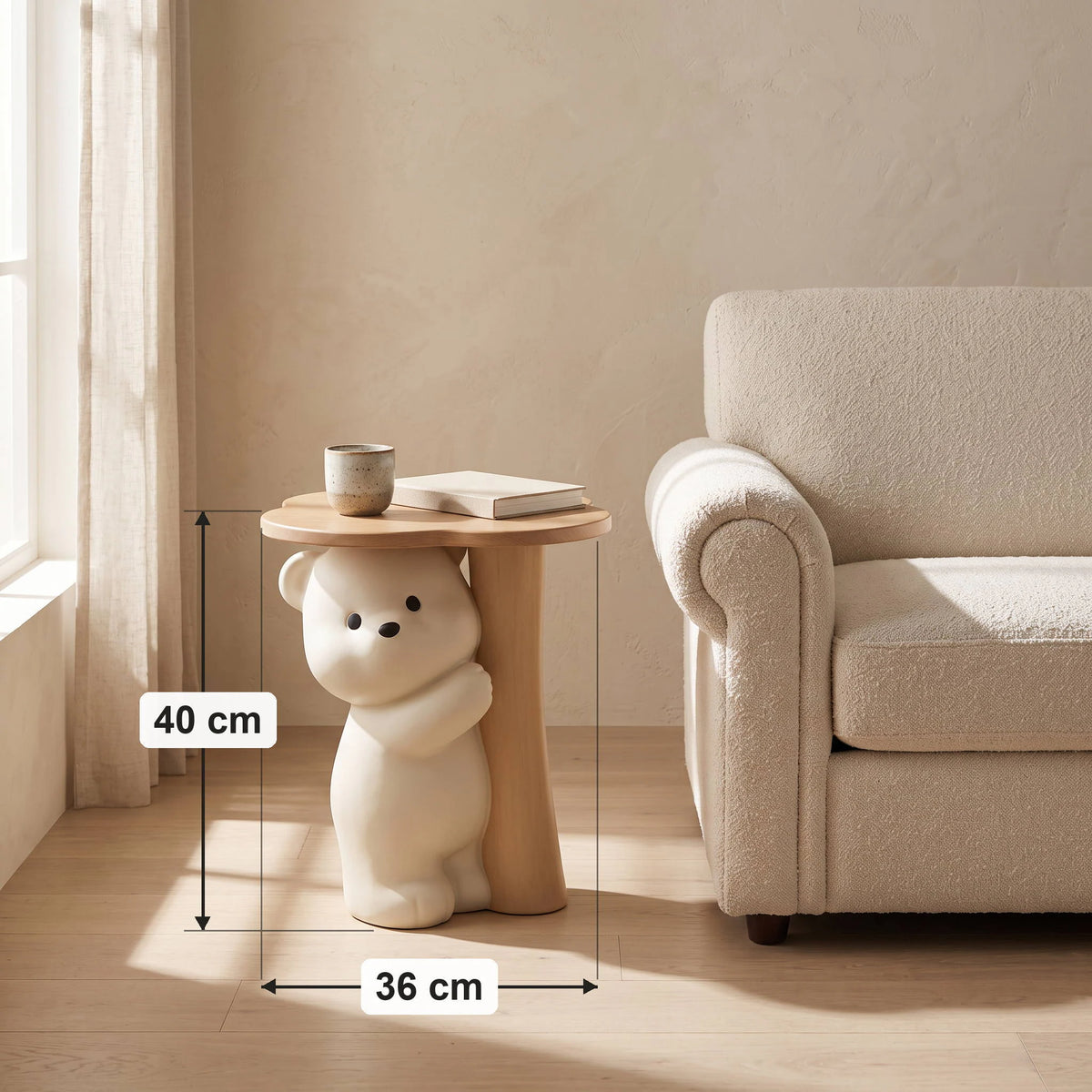 Veinture Teddy - schéma coté des dimensions